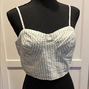 Anthropologie Anthropologie Green and White White Camisoles Size S